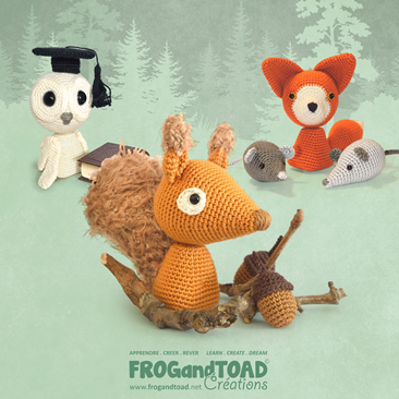 FOREST FORET Crochet Amigurumi Pattern FROGandTOAD Créations